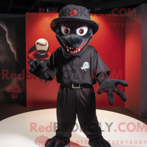 Mascot character of a Black...