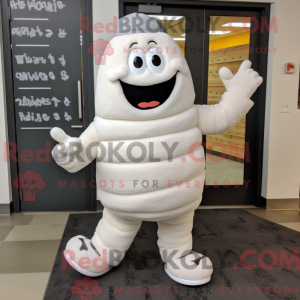 Mascot character of a White...