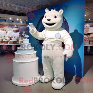 Mascot character of a White...