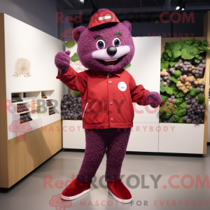 Mascot character of a Red...