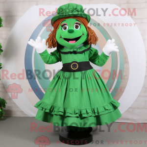 Mascot character of a Green...