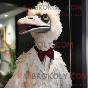 Mascot character of a White...