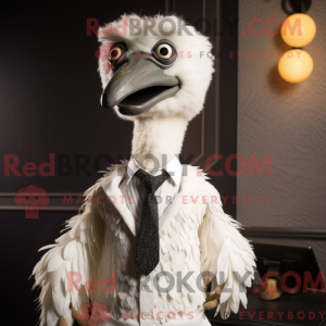 Mascot character of a White...