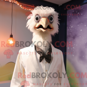 Mascot character of a White...