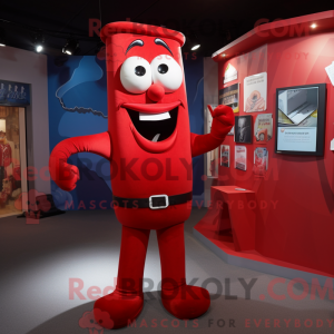 Mascot character of a Red...