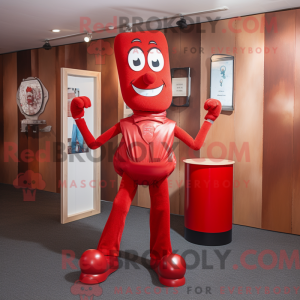 Mascot character of a Red...