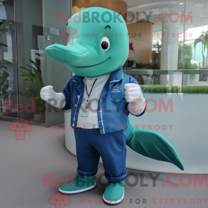 Mascot character of a...