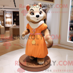 Mascot karakter van een...