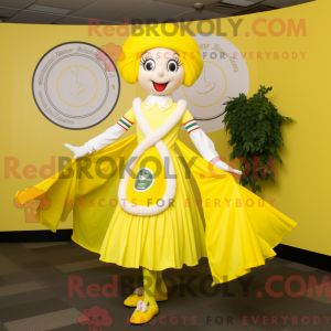 Mascot character of a Lemon...