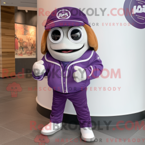 Postava maskota Purple Gyro...