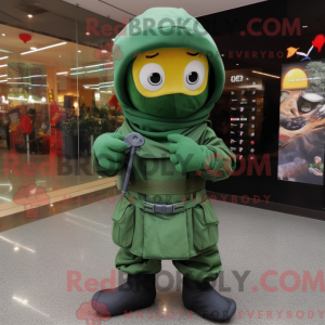 Mascot karakter van een...
