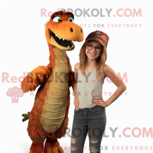 Mascot karakter van een...