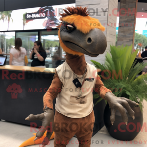 Personagem de máscara de...