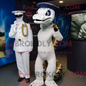 Maskotkarakter af en Navy...
