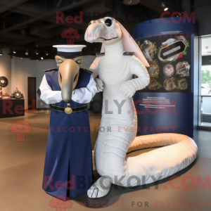 Mascot character of a Navy...