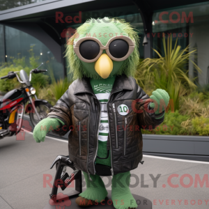 Mascot character of a Green...