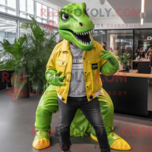 Mascot character of a Lime...