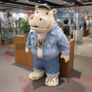 Mascot karakter van een...
