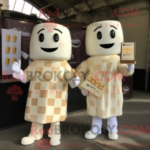 Mascot character of a White...