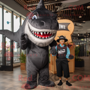 Mascot character of a Black...