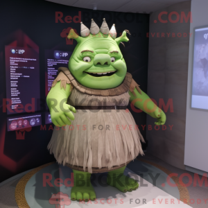 Personagem de máscara de um...