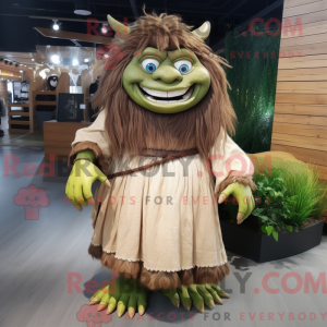 Maskotkarakter av en Ogre...