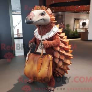 Mascot character of a Rust...