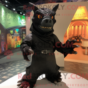 Mascot character of a Black...
