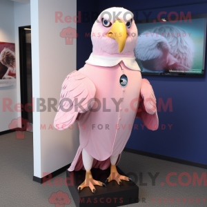 Mascot character of a Pink...