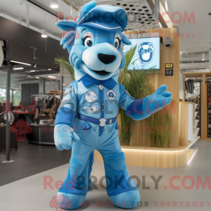 Mascot character of a Sky...