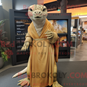 Mascot karakter van een Tan...