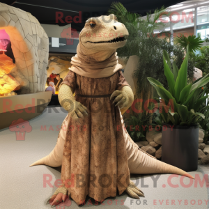 Mascot karakter van een Tan...