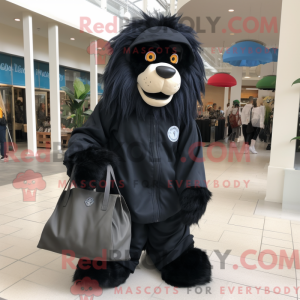 Maskottchen eines schwarzen...