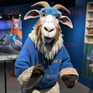 Blue Boer Goat mascotte...