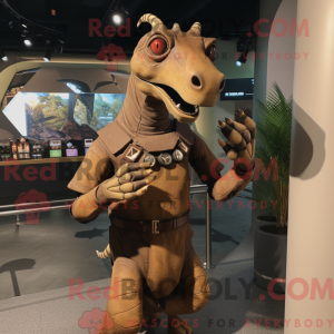 Mascot karakter van een...