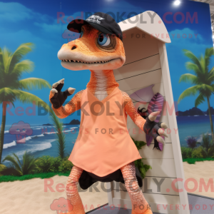 Mascot character of a Peach...