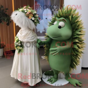 Mascot character of a Green...