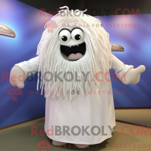 Mascot character of a White...