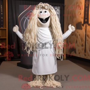 Mascot character of a White...
