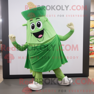 Mascot character of a Green...
