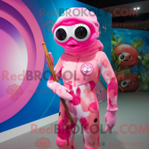 Mascot karakter van een...