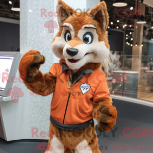 Mascot karakter van een...