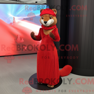 Mascot character of a Red...