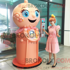 Postava maskota Peach...