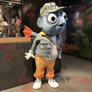 Mascot character of a Gray...