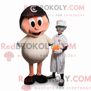 Mascot character of a Peach...