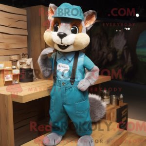 Postava maskota Teal Marten...