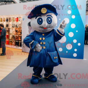 Mascot character of a Navy...