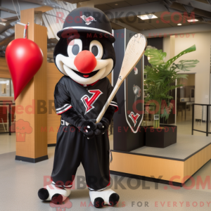 Mascot character of a Black...