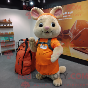Mascot karakter van een...